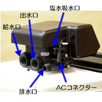 全自動軟水機　40Tタイプ接続図